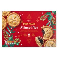 Deep Filled Mince Pies 290g 6 Pack Holly Lane